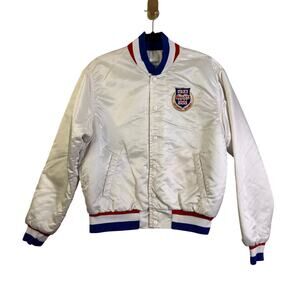 SWINGSTER Jacket Vintage Olympics 84 Amateur Baseball Team W/Munich 72 Patch USA